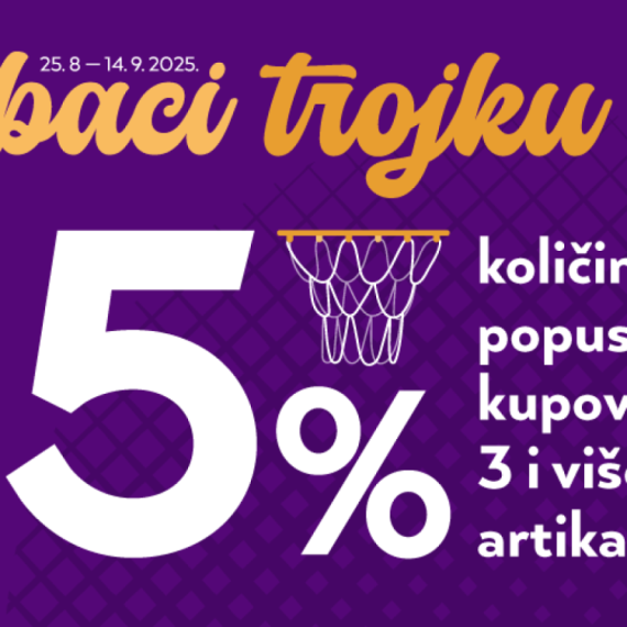Ubaci trojku i osvoj popust: U susret Eurobasketu iskoristite sjajnu akciju za kupovinu tri ili više artikala!