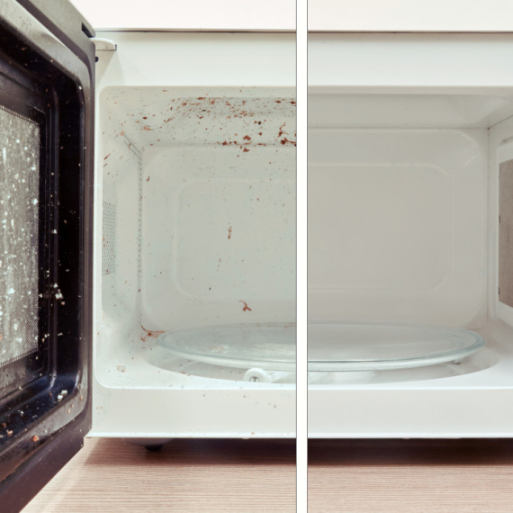 Kako očistiti UNUTRAŠNJOST MIKROTALASNE bez ribanja i skupih hemikalija?