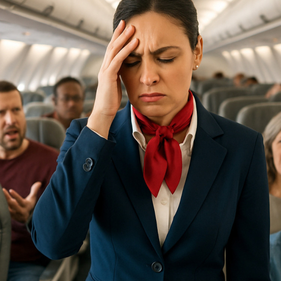 Nije želela da prepusti detetu svoje mesto u avionu, a onda je mama NAPRAVILA SKANDAL! Stjuardesa ju je IZBACILA sa leta (VIDEO)