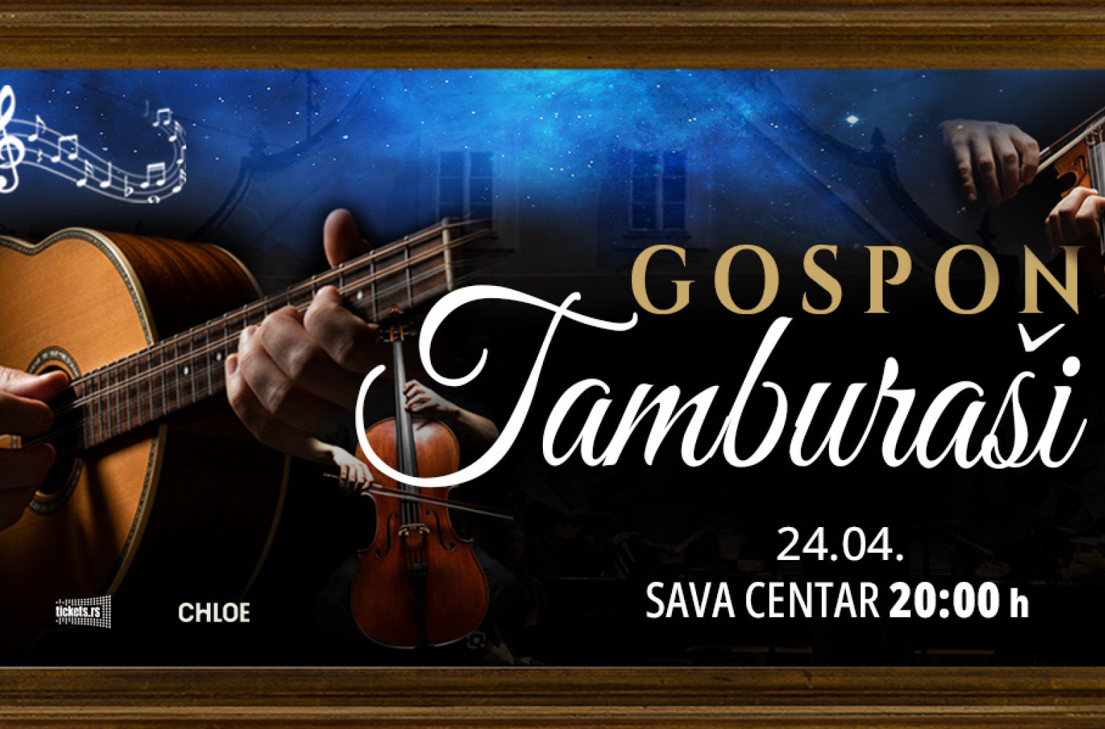 Od starogradskih pesama do stihova Balaševića: Gospon Tamburaši premijerno u Sava Centru