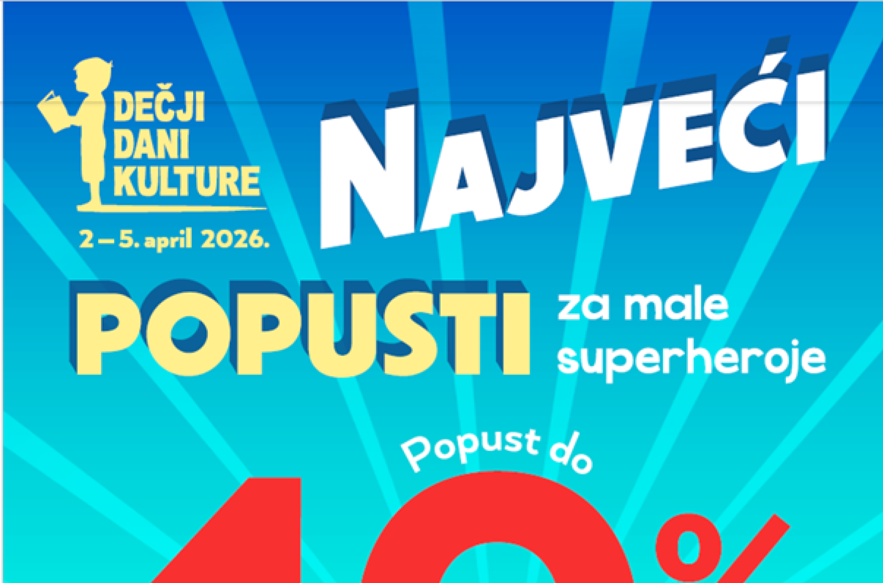 Laguna: Dečji dani kulture od 2. do 5. aprila - Avantura počinje!