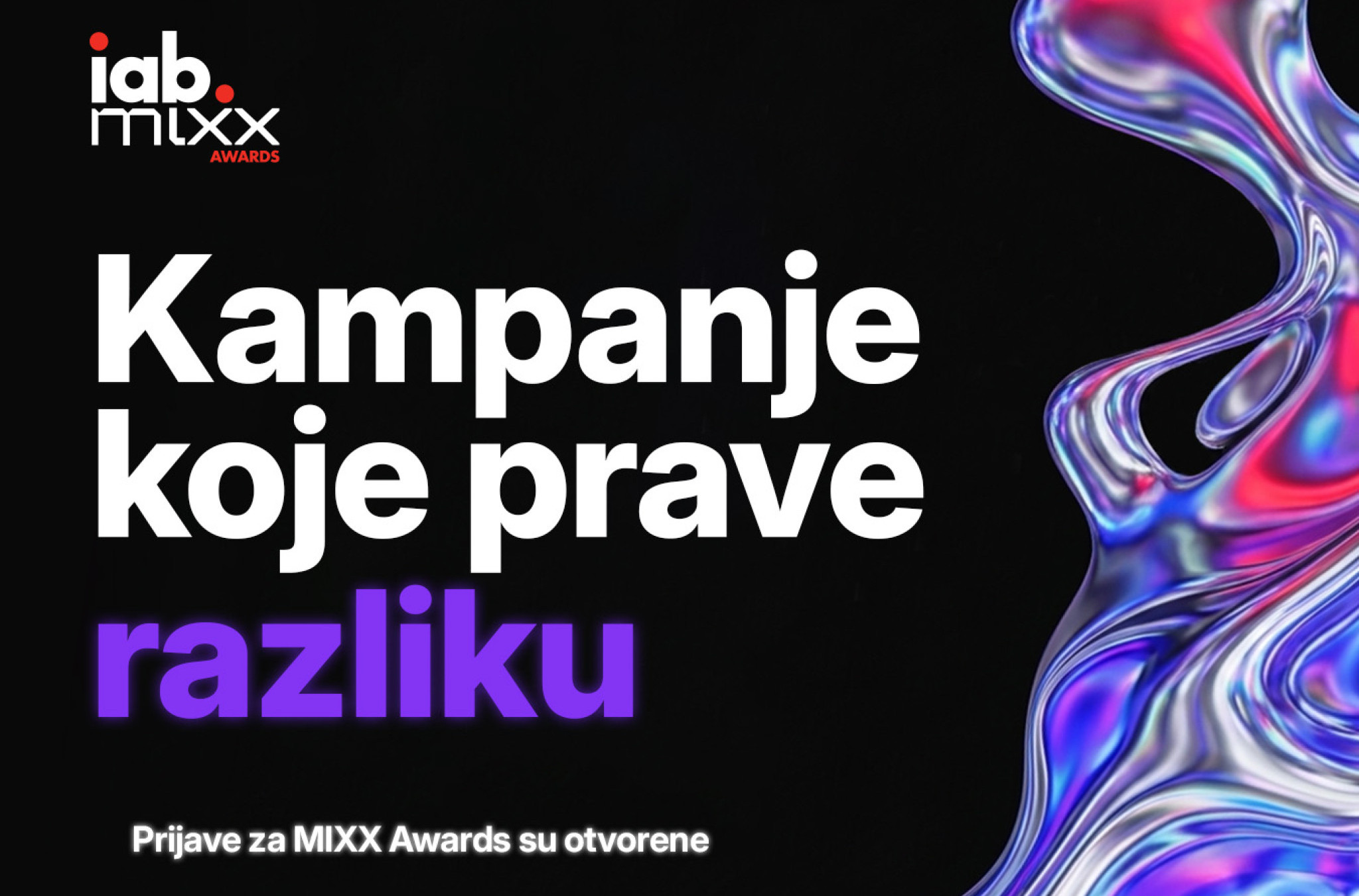 Otvorene prijave za MIXX Awards 2026