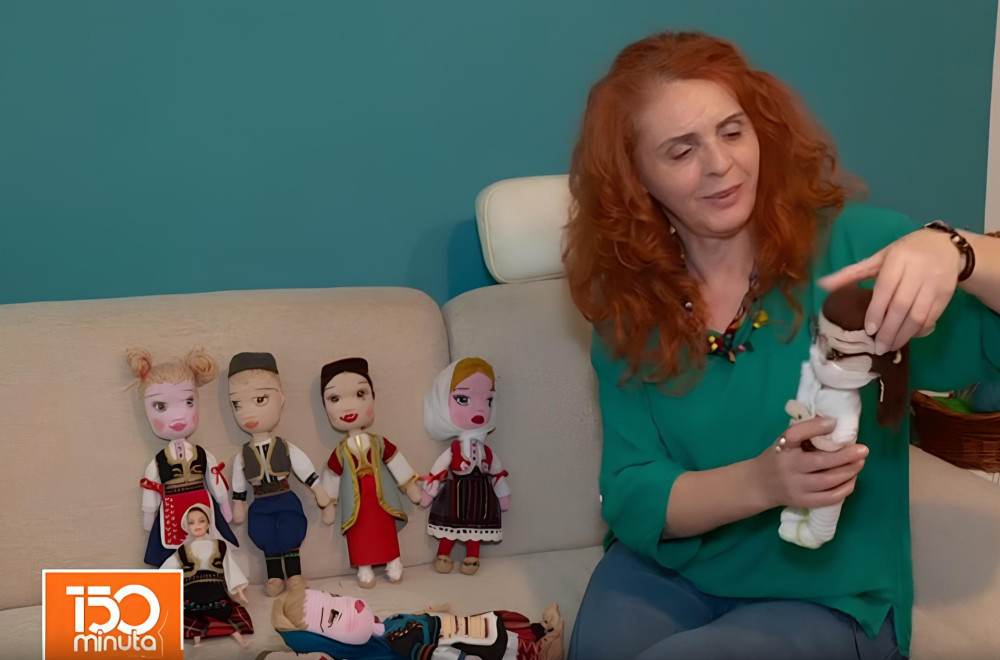 Violeta je ljubav prema folkloru pretočila u ručni rad – i to kakav! Nedavno je izradila i jednu posebnu LUTKU... (VIDEO)