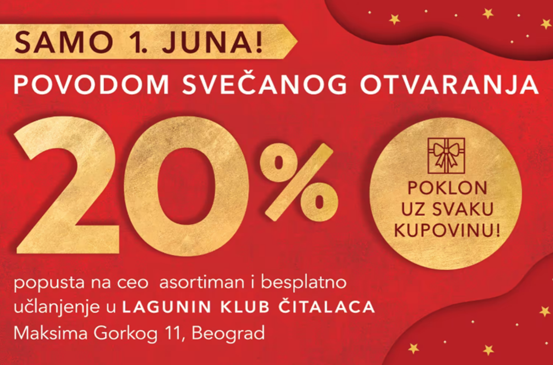 Ljubitelji knjiga uskoro će dobiti novu omiljenu adresu: Laguna otvara knjižaru kod pijace "Kalenić"