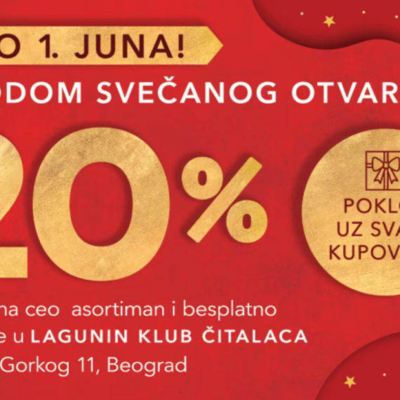 Ljubitelji knjiga uskoro će dobiti novu omiljenu adresu: Laguna otvara knjižaru kod pijace "Kalenić"