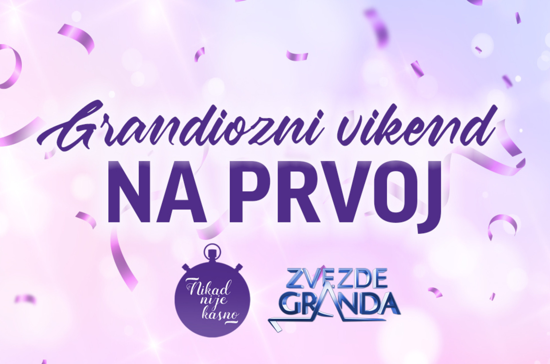 Grandiozni vikend na Prvoj televiziji!