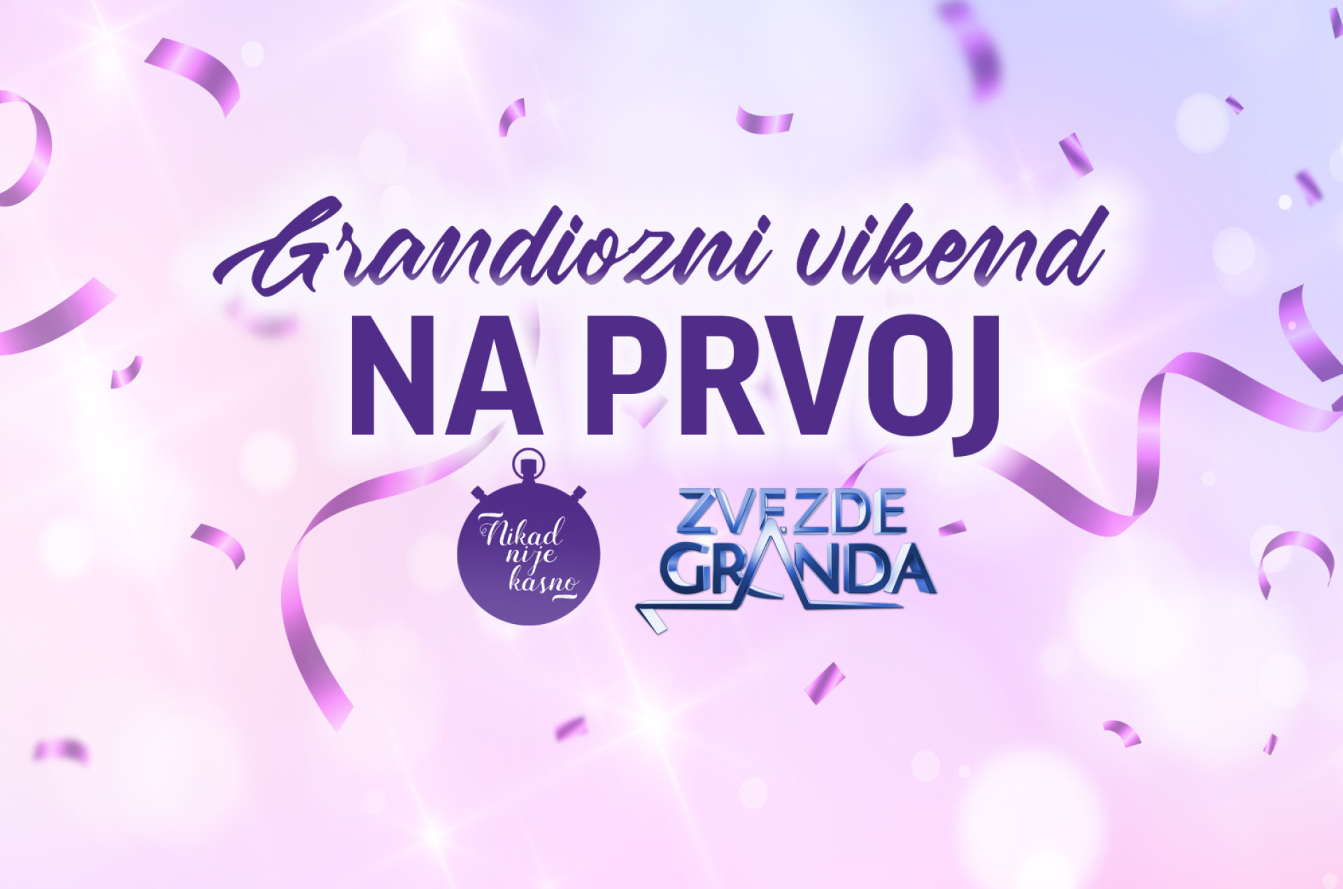 Grandiozni vikend na Prvoj televiziji!