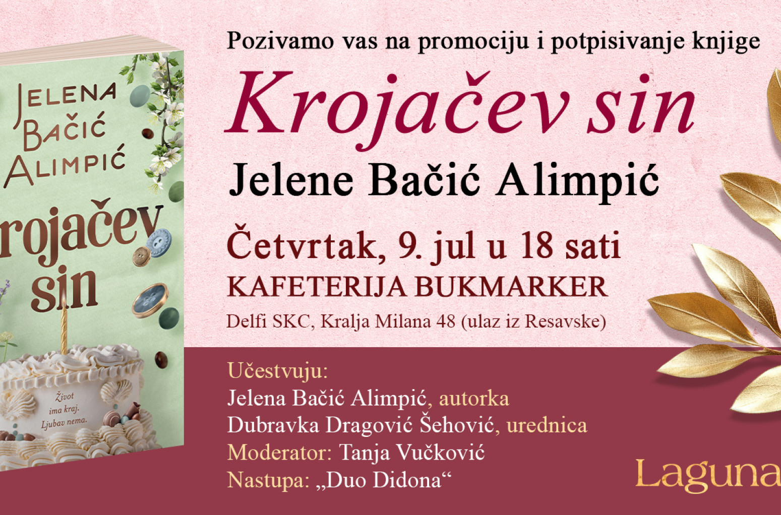 Novi roman Jelene Bačić Alimpić "Krojačev sin": Delo o tajnama koje bole
