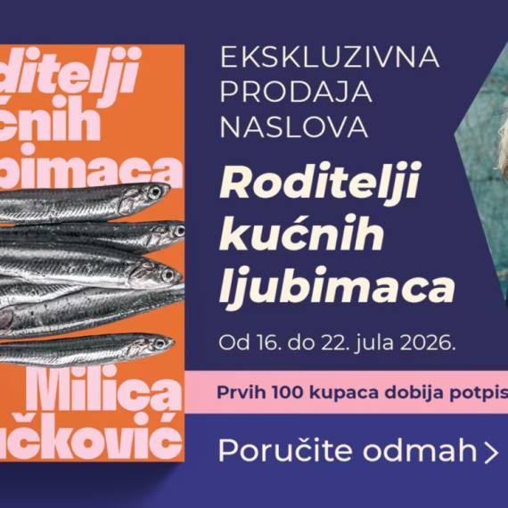 Novi roman Milice Vučković „Roditelji kućnih ljubimaca“ u ekskluzivnoj onlajn prodaji