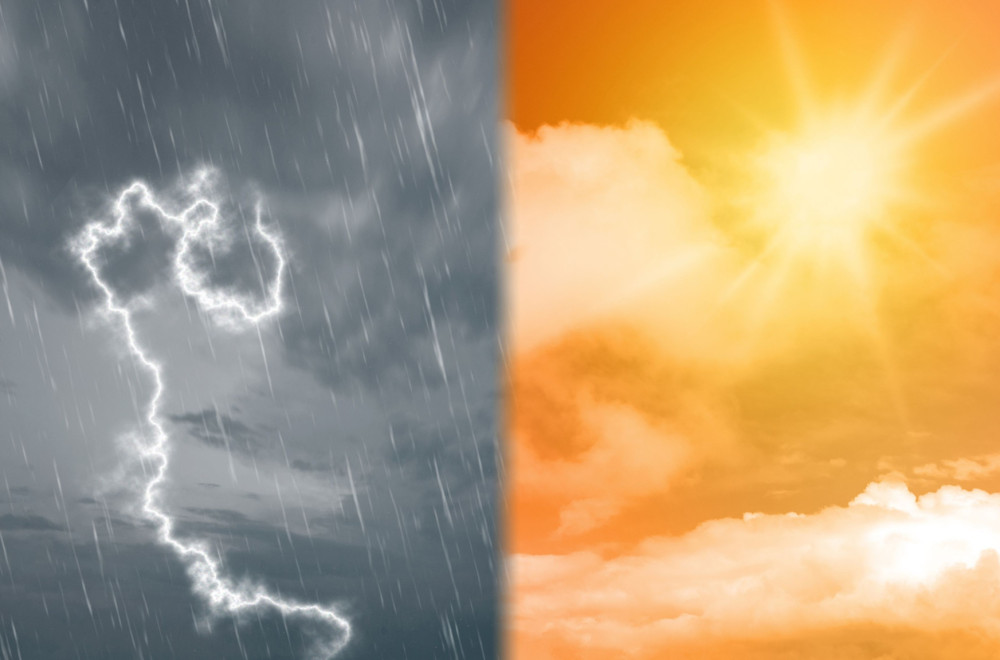Danas naoblačenje, kiša i vetar, sutra stiže NOVI TOPLOTNI TALAS - temperature i do 42 STEPENA!