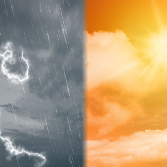 Danas naoblačenje, kiša i vetar, sutra stiže NOVI TOPLOTNI TALAS - temperature i do 42 STEPENA!
