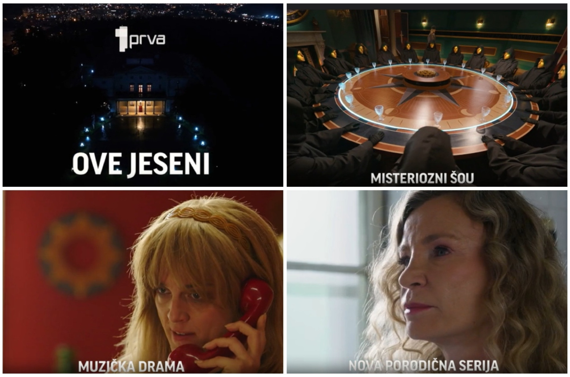 PREMIJERE domaćih serija i najgledaniji svetski TV šou OVE JESENI NA PRVOJ!