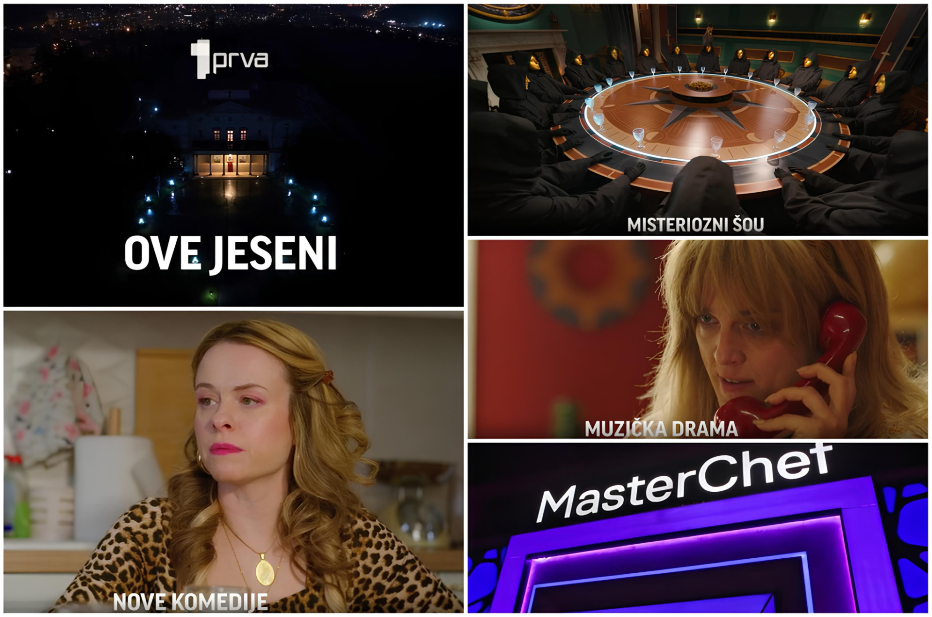 PREMIJERE domaćih serija i najgledaniji svetski TV šou OVE JESENI NA PRVOJ!