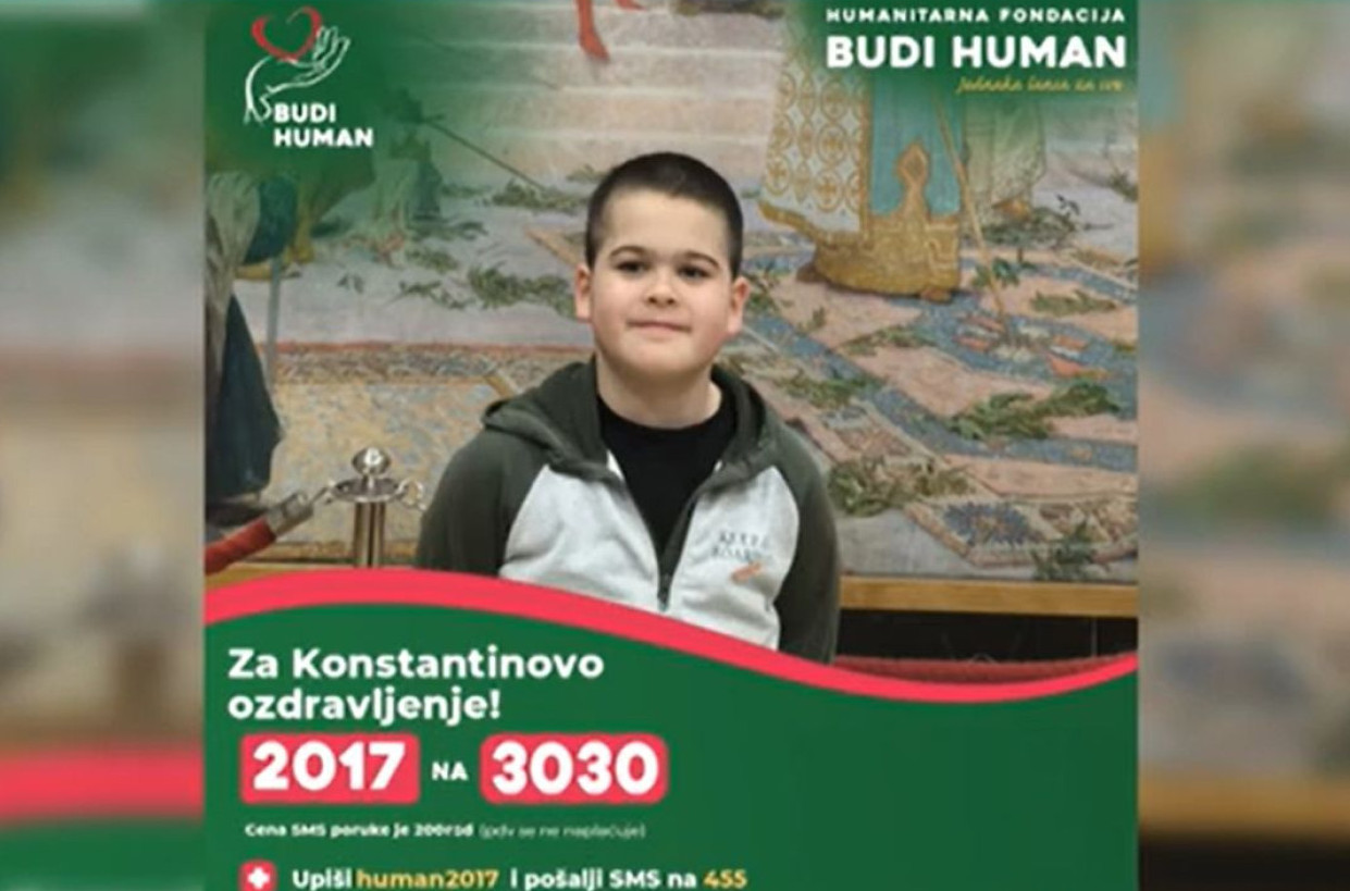 Konstantin boluje od Dišenove mišićne distrofije, da bi ozdravio POTREBNA MU JE NAŠA POMOĆ!