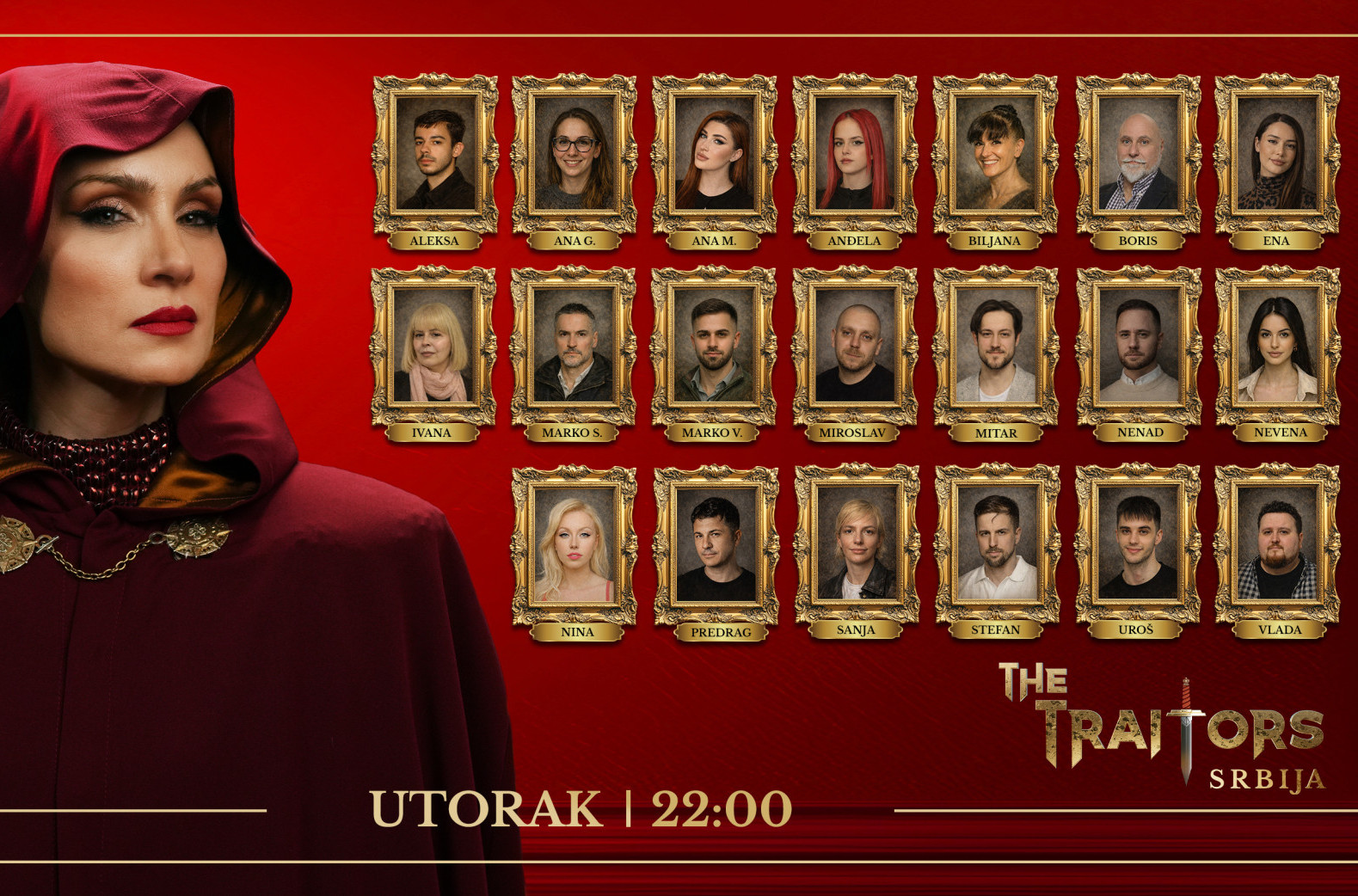 UPOZNAJTE TAKMIČARE THE TRAITORS SRBIJA: Psihološki rijaliti pun NAPETOSTI u kome su IZDAJA I LUKAVSTVO glavna igra! (VIDEO)
