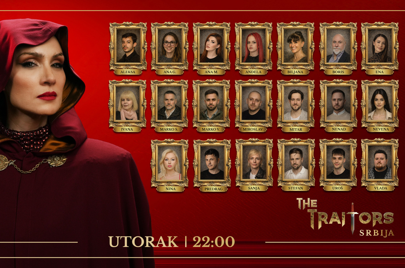 UPOZNAJTE TAKMIČARE THE TRAITORS SRBIJA: Psihološki rijaliti pun NAPETOSTI u kome su IZDAJA I LUKAVSTVO glavna igra! (VIDEO)