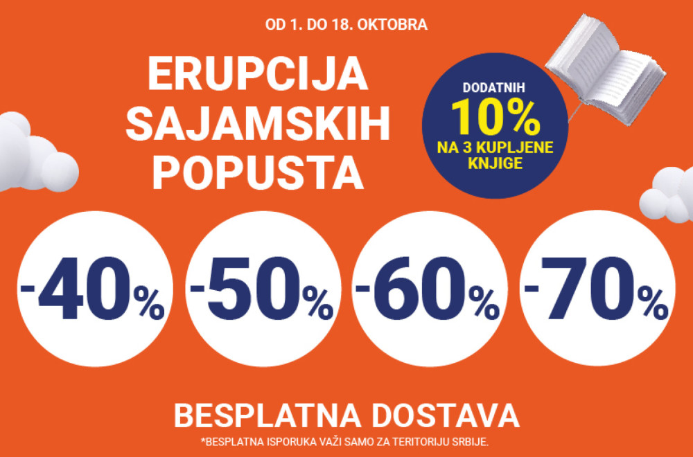 Vulkanov sajam knjiga: Nova izdanja, najveći popusti u godini i posebne pogodnosti pri kupovini