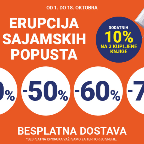 Vulkanov sajam knjiga: Nova izdanja, najveći popusti u godini i posebne pogodnosti pri kupovini