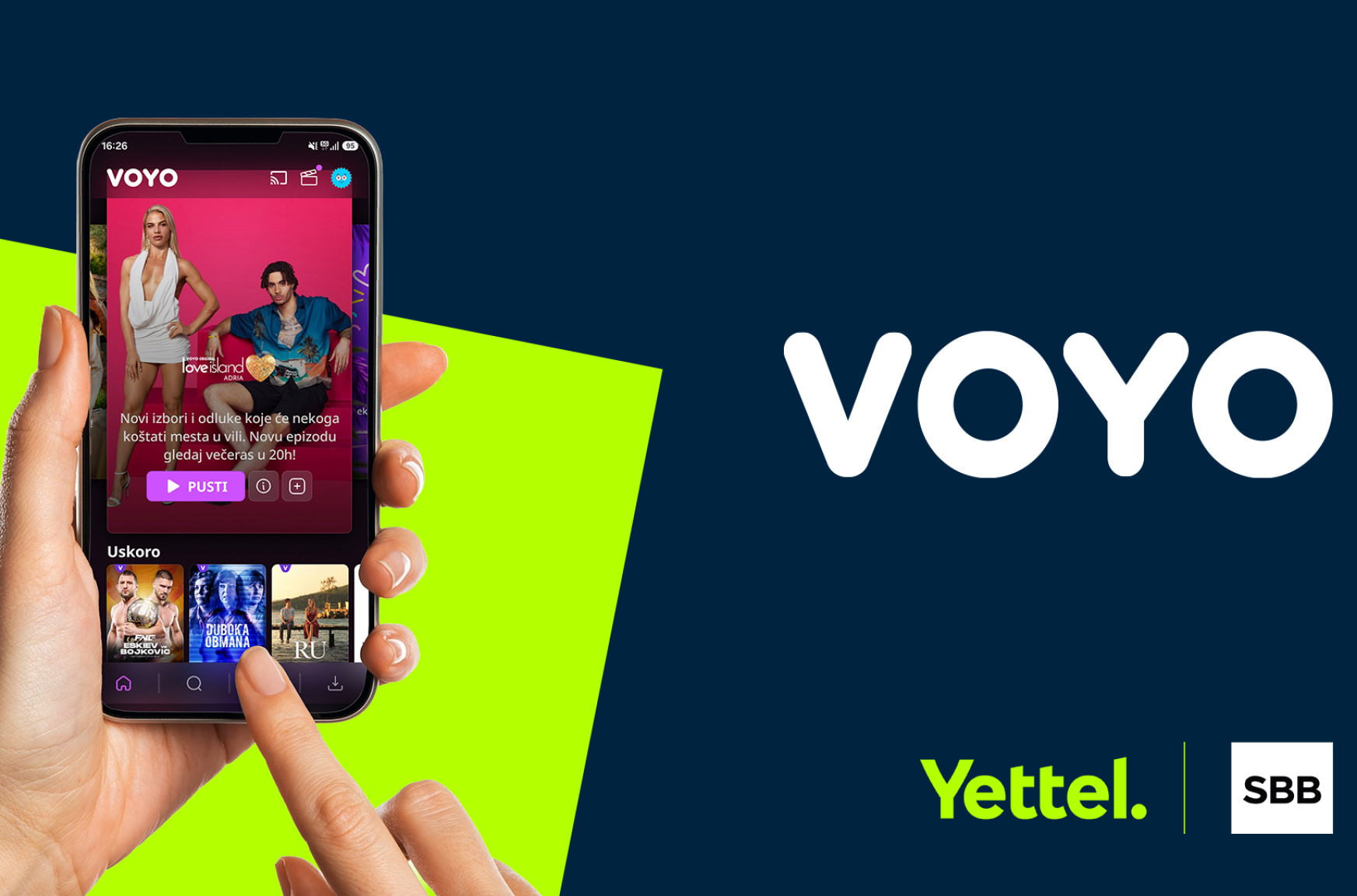 Platforma Voyo ima sve više korisnika