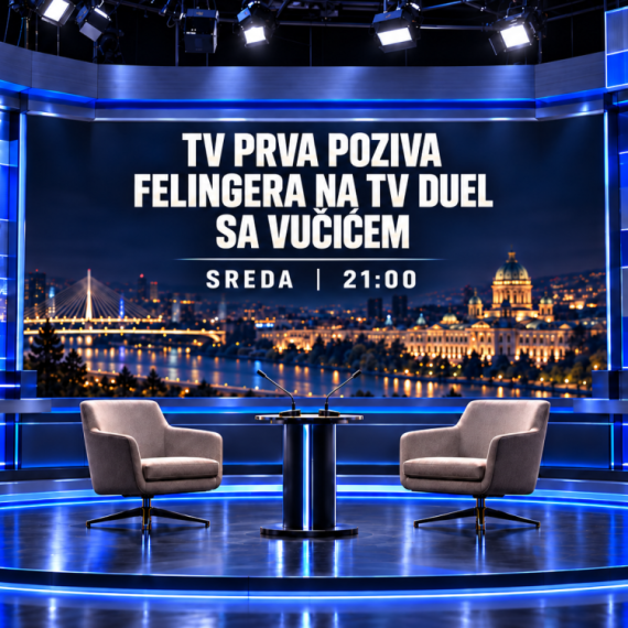 Prva televizija poziva Felingera na TV duel sa Vučićem – sreda, 21.00