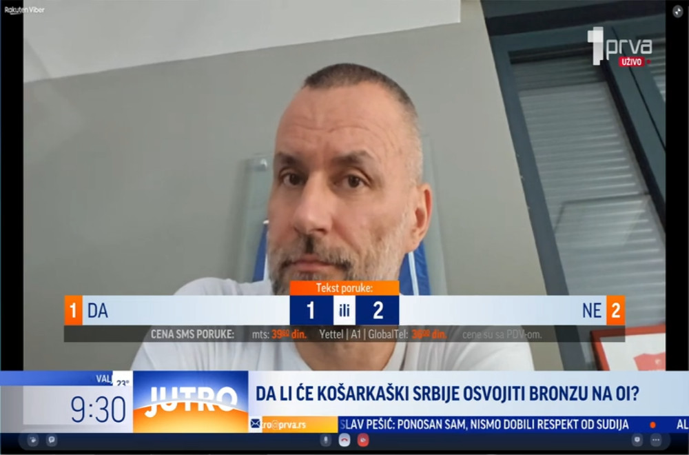 Nakon poraza od Amerike, naši košarkaši igraju za bronzanu medalju protiv Nemačke