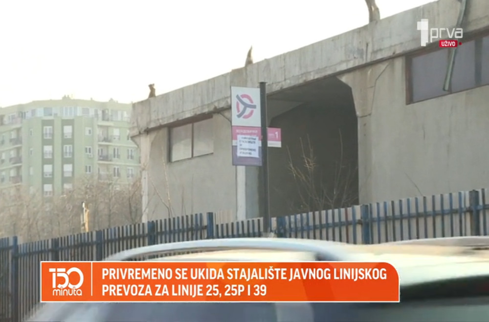 Privremeno ukidanje autobuskog stajališta na Voždovcu