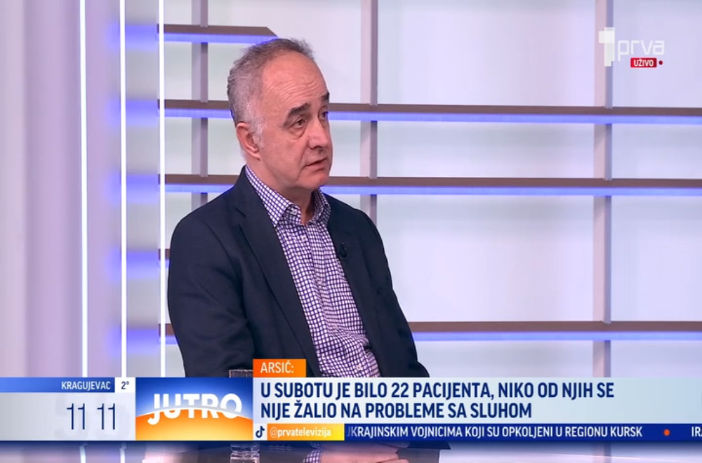 Gost: prof. dr Nenad Arsović, direktor Klinike za ORL i MFH, KCS