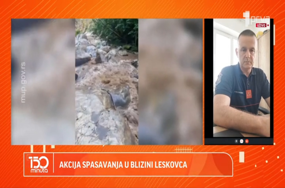 Spasene četiri osobe koje su  bile životno ugrožene zbog naglog izlivanja reke