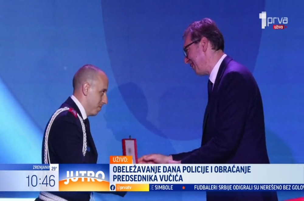 Obeležavanje dana policije i obraćanje predsednika Srbije