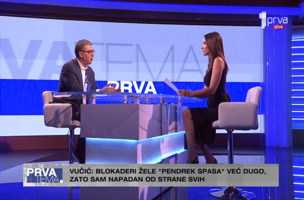 Prva tema - Gost: Predsednik Srbije Aleksandar Vučić