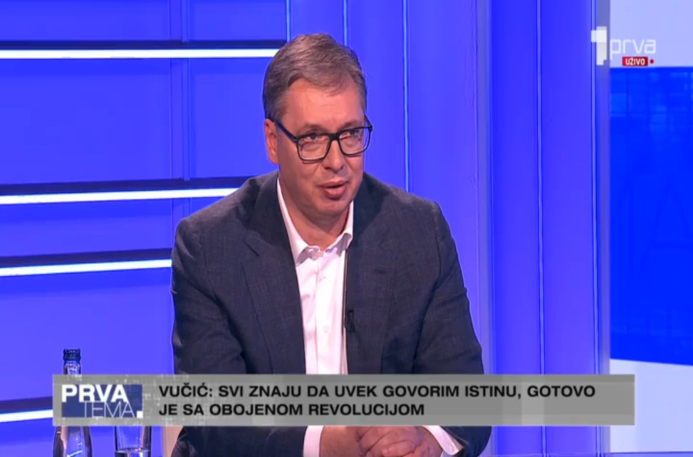 Prva tema - Gost: Predsednik Srbije Aleksandar Vučić