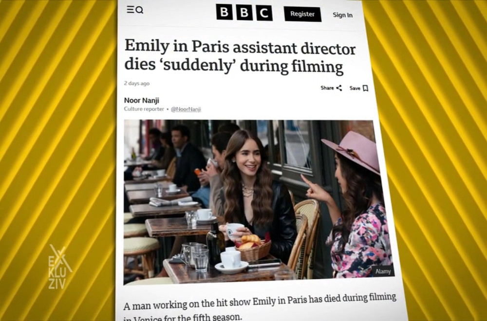 Tragedija na setu: Obustavljeno snimanje serije Emili u Parizu zbog smrtnog slučaja