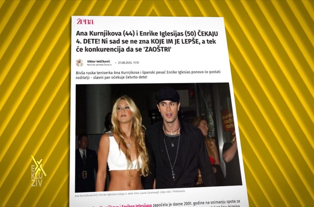 Enrike Iglesijas i Ana Kurnjikova očekuju četvrto dete!