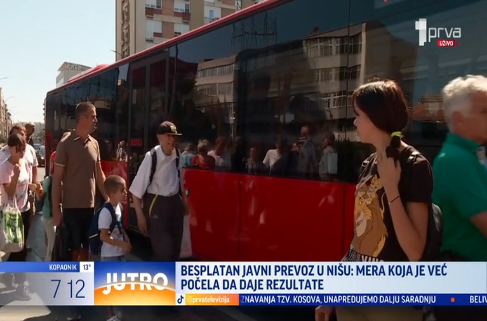 Da li je mera uvođenja besplatnog gradskog prevoza u Nišu počela da daje rezultate?