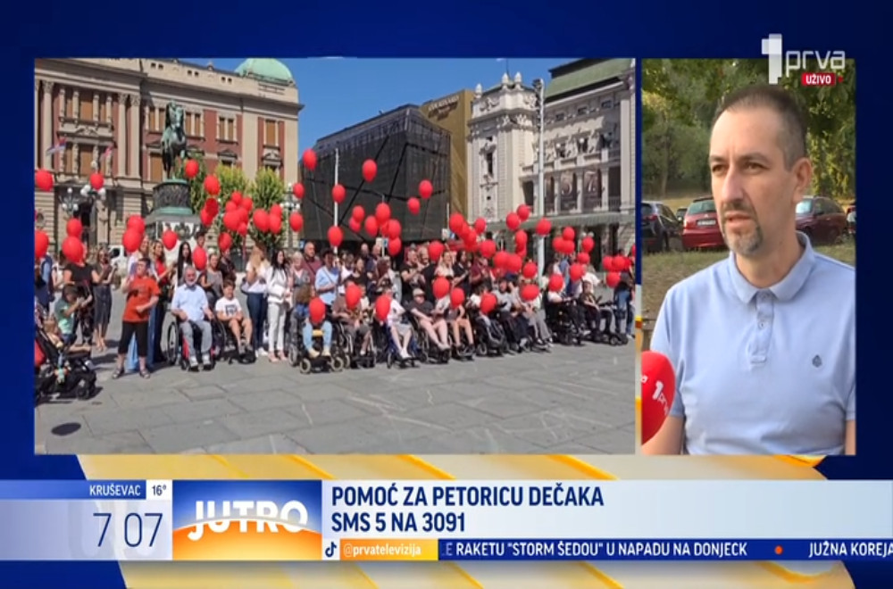 Humanitarni koncert za lečenje petorice dečaka koji boluju od Dišenove mišićne distrofije