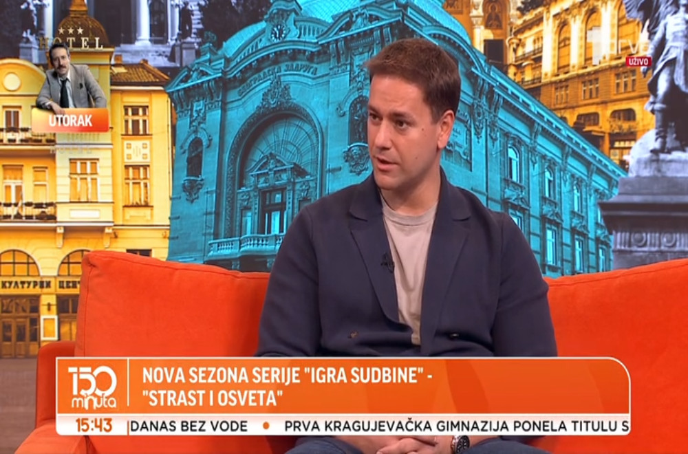 Luka Raco govori o novoj sezoni serije „Igra sudbine: Strast i osveta“