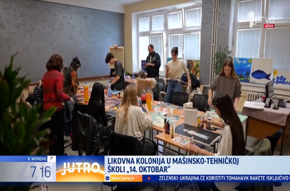 Učenici i profesori dan škole obeležavaju likovnom kolonijom