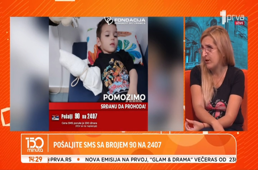 Da bi Srđan prohodao potrebna mu je vaša pomoć
