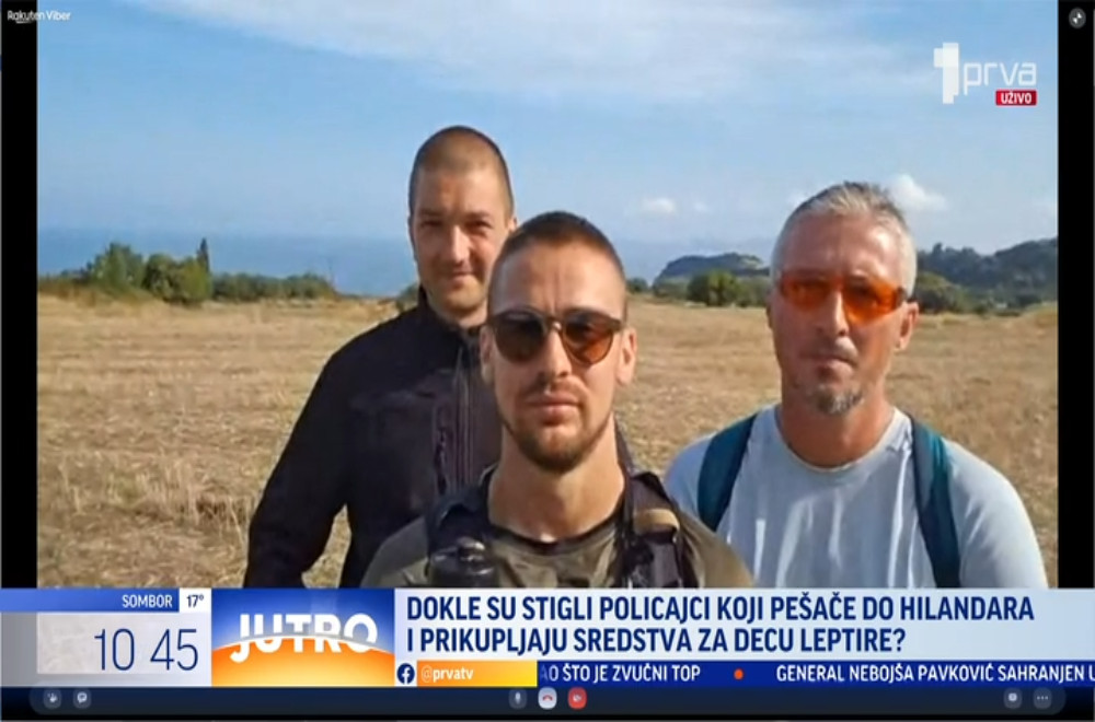 Da li su policajci koji pešače do Hilandara stigli do cilja?