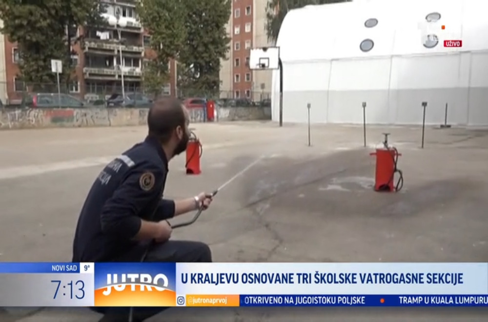 Vatrogasne sekcije u osnovnim školama u Kraljevu