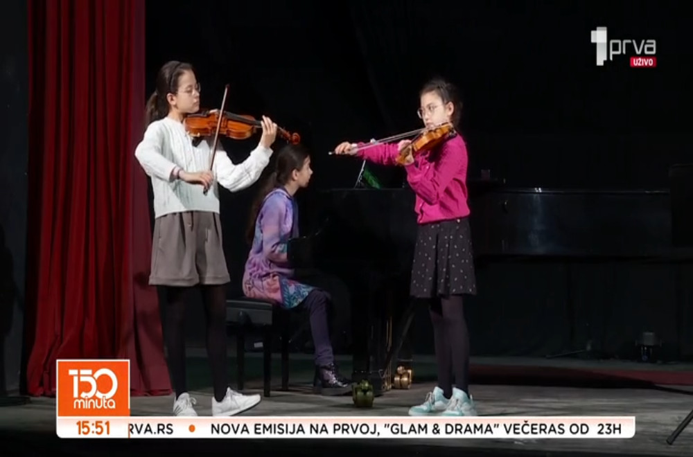 Nagrađeni su na svetskom takmičenju mladih violinista, a sada prvi put nastupaju zajedno