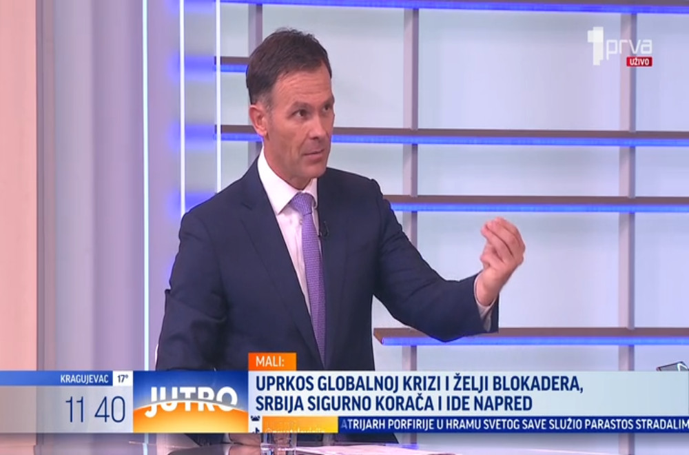 Siniša Mali, ministar finansija je gost Jutra