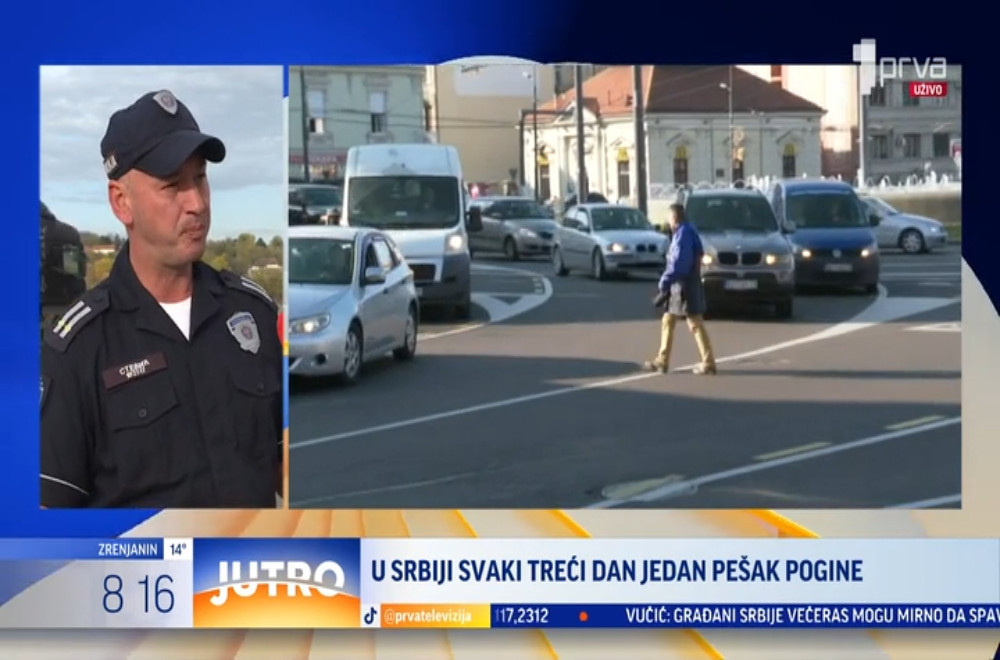 U Srbiji svaki treći dan jedan pešak pogine, a svakog dana bude povređeno oko 7