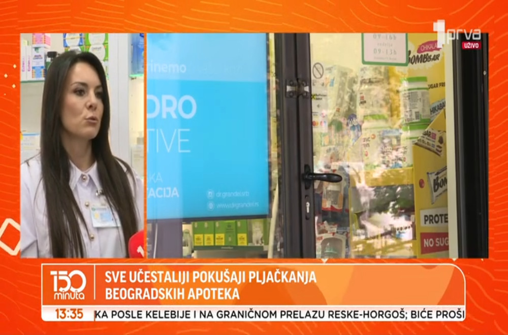 Sve učestaliji pokušaji pljačkanja beogradskih apoteka