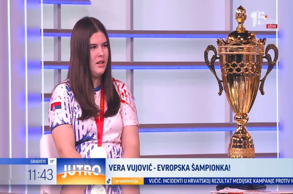 Šahistkinja Vera Vujović osvojila je zlatnu medalju na Evropskom prvenstvu u Budvi