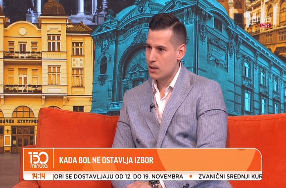 Voditelj Miloš Radenković otkriva kako je prošao kroz operaciju diskus hernije