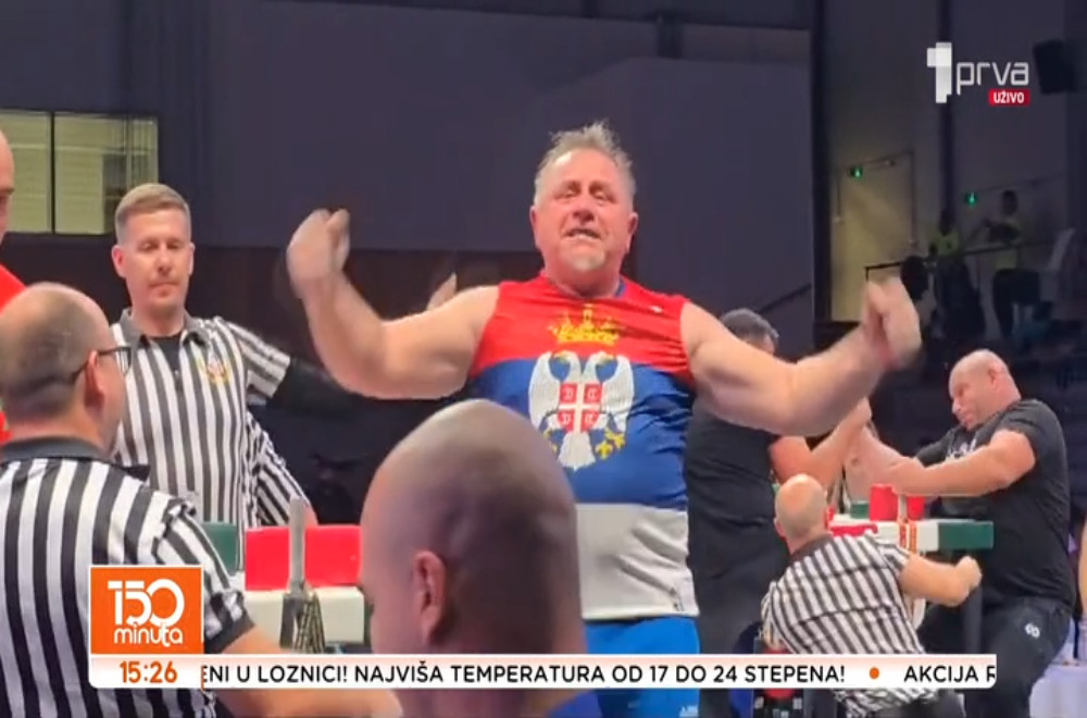 Po struci veterinarski tehničar, a po hobiju svetski prvak u obaranju ruke