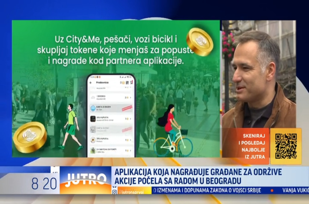 Kako funkcioniše aplikacija "City and me"?