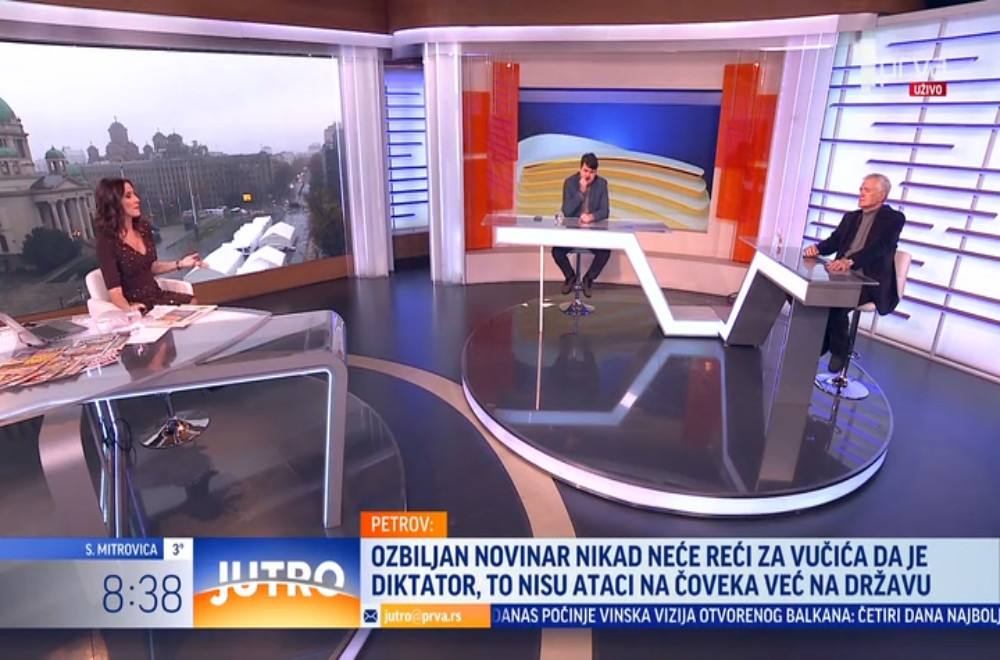 Prelistavanje štampe sa Vladanom Petrovim i Zoranom Avramovićem