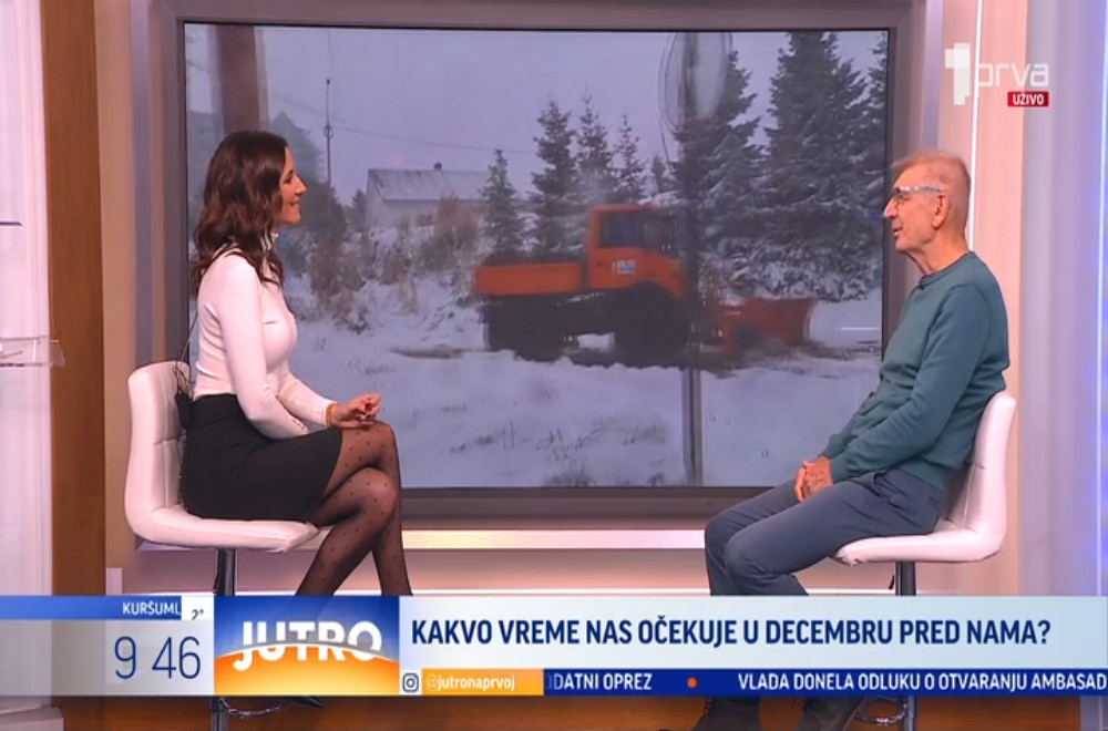 Vremenska prognoza meteorologa Nedelja Todorovića